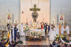 Feier der 1. Heiligen Kommunion in Sankt Maria (Foto: Michael Bohl)